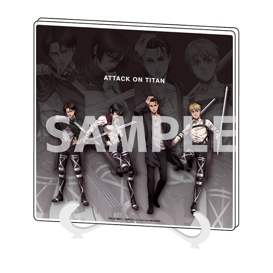 進撃の巨人　ATTACKFES　レイヤードグラフ　アクリルアート 進撃の巨人 10th ANNIVERSARY 